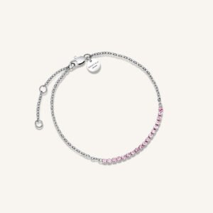 Rosefield Tennis armband – goudkleurig / zilverkleurig – productfoto 2