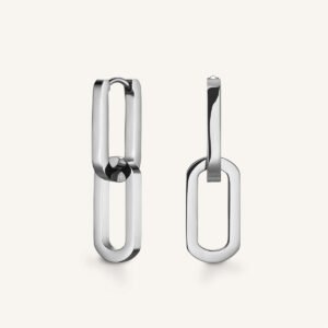 Rosefield Dual oorringen – goudkleurig / zilverkleurig – productfoto 2