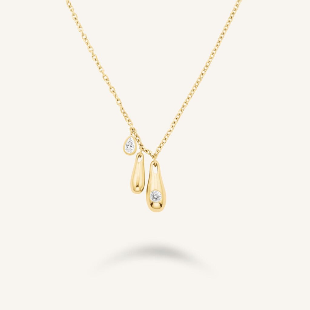 Rosefield Charms ketting – goudkleurig / zilverkleurig – productfoto 1