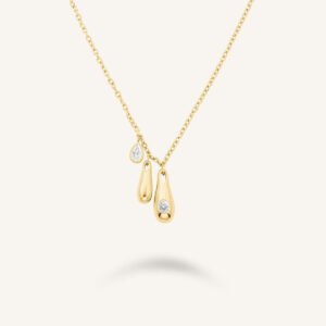 Rosefield Charms ketting – goudkleurig / zilverkleurig – productfoto 1