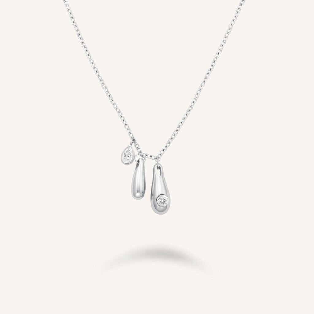 Rosefield Charms ketting – goudkleurig / zilverkleurig – productfoto 2