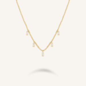 Rosefield Baguette ketting – goudkleurig – productfoto 1