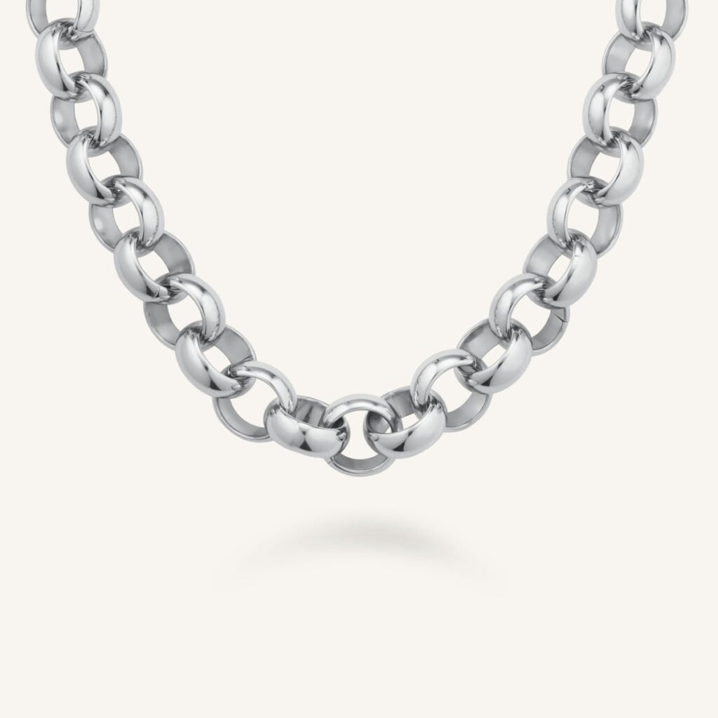 Rosefield Chunky ketting – goudkleurig / zilverkleurig – productfoto 2