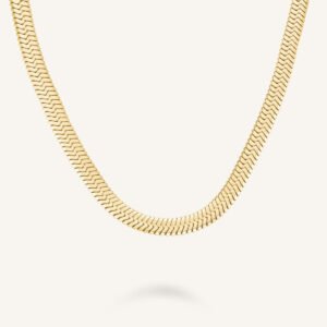 Rosefield Large Snake ketting – goudkleurig / zilverkleurig – productfoto 1