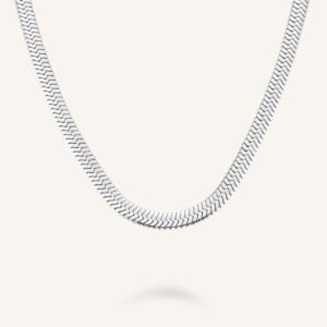 Rosefield Large Snake ketting – goudkleurig / zilverkleurig – productfoto 2