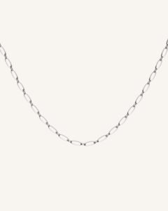 Rosefield Oval ketting – goudkleurig / zilverkleurig – productfoto 2