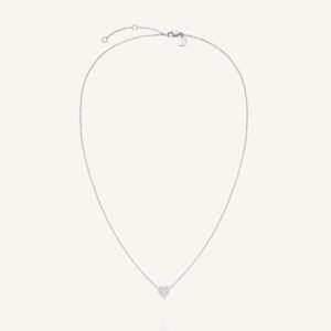 Rosefield Pavé Heart ketting – goudkleurig / zilverkleurig – productfoto 2