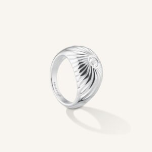 Rosefield Solitaire ring – goudkleurig / zilverkleurig – productfoto 2