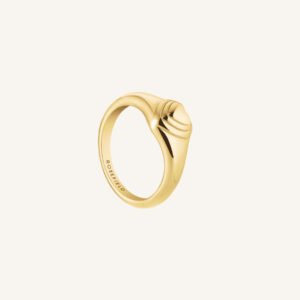 Rosefield Puffy Heart ring – goudkleurig – productfoto 1