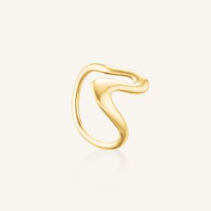 Rosefield Wave ring – goudkleurig / zilverkleurig – productfoto 1