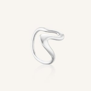Rosefield Wave ring – goudkleurig / zilverkleurig – productfoto 2