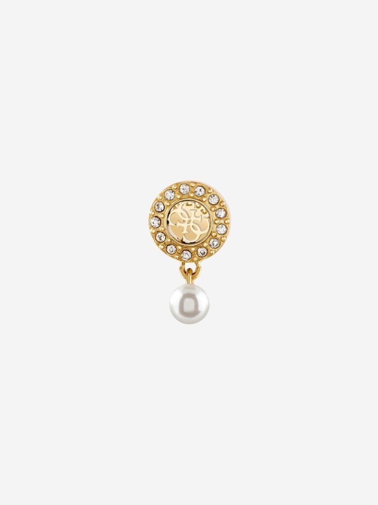 GUESS Tiny Pearly damesoorbellen goudkleurig – JUBE05517JWYGT-U – productfoto 3