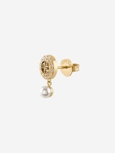 GUESS Tiny Pearly damesoorbellen goudkleurig – JUBE05517JWYGT-U – productfoto 4
