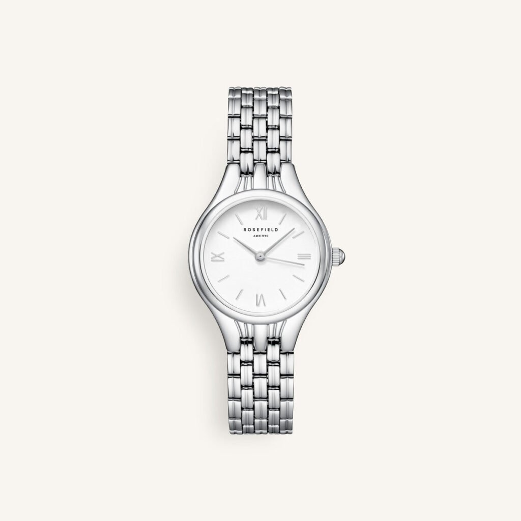Rosefield Muse horloge – zilverkleurig – productfoto 1