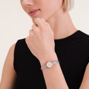 Rosefield Mini Small Edit Duotone horloge – zilverkleurig – productfoto 2