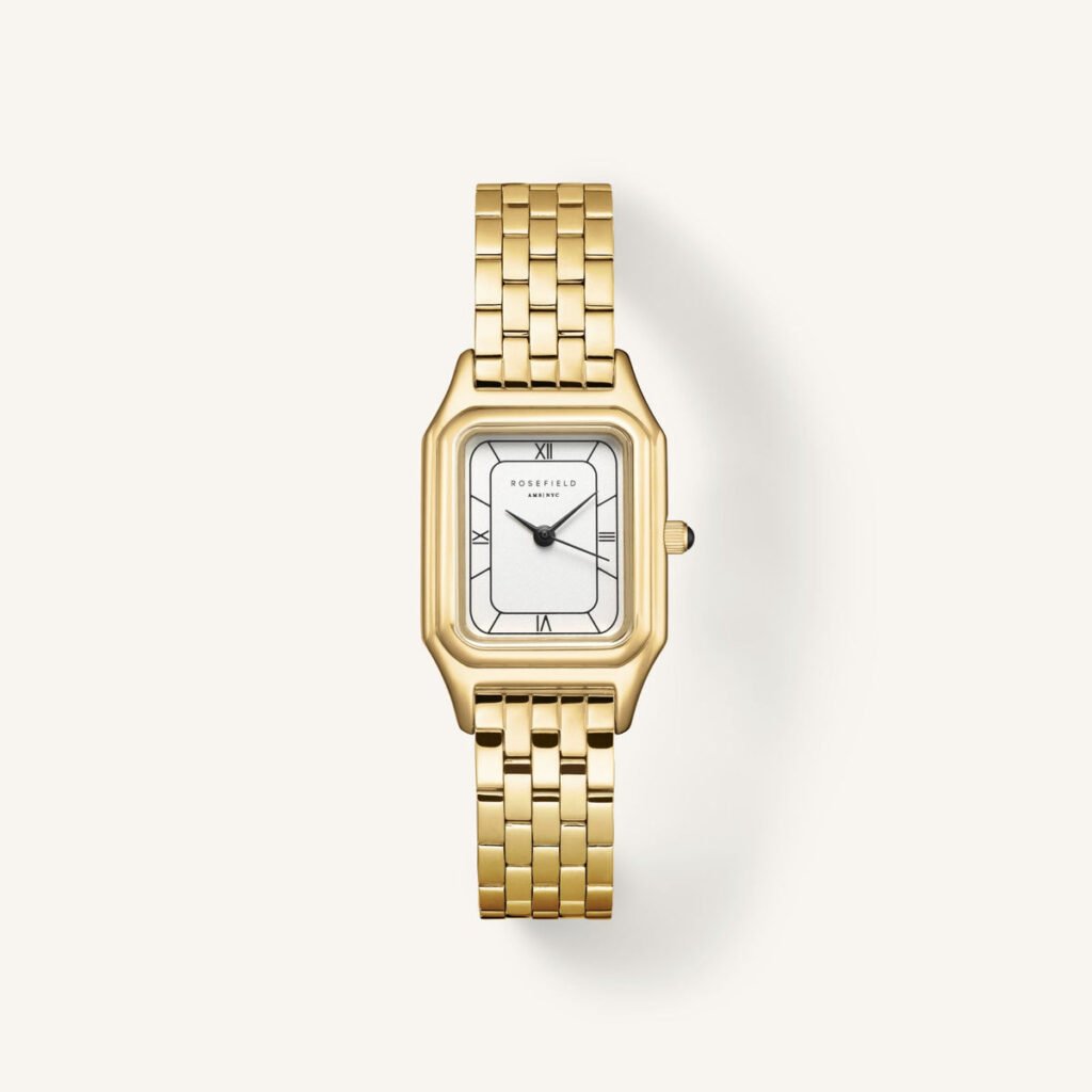 Rosefield Ivy horloge – goudkleurig – productfoto 1