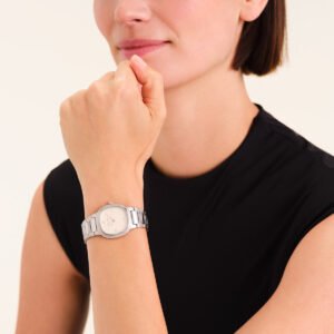 Rosefield Gaia horloge – zilverkleurig – productfoto 2