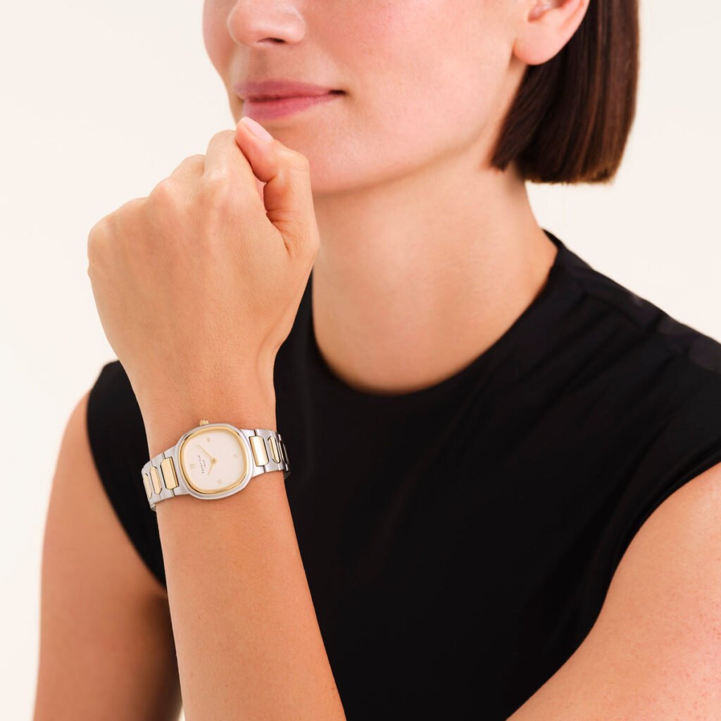 Rosefield Gaia Duotone horloge – bicolor – productfoto 2