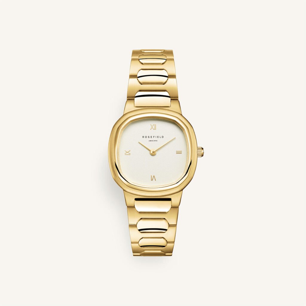 Rosefield Gaia horloge – goudkleurig – productfoto 1
