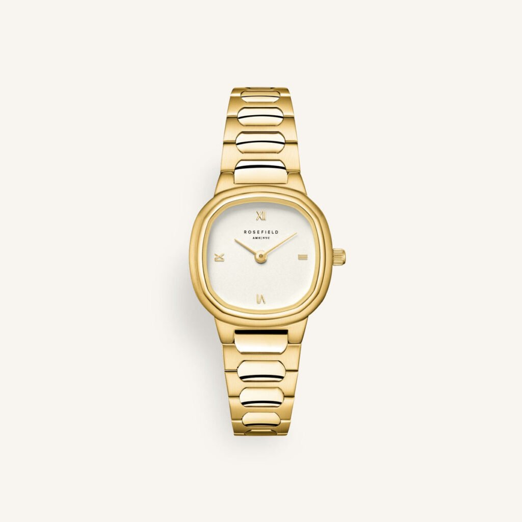 Rosefield Gaia XS horloge – goudkleurig – productfoto 1