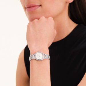 Rosefield Gaia XS horloge – zilverkleurig – productfoto 2