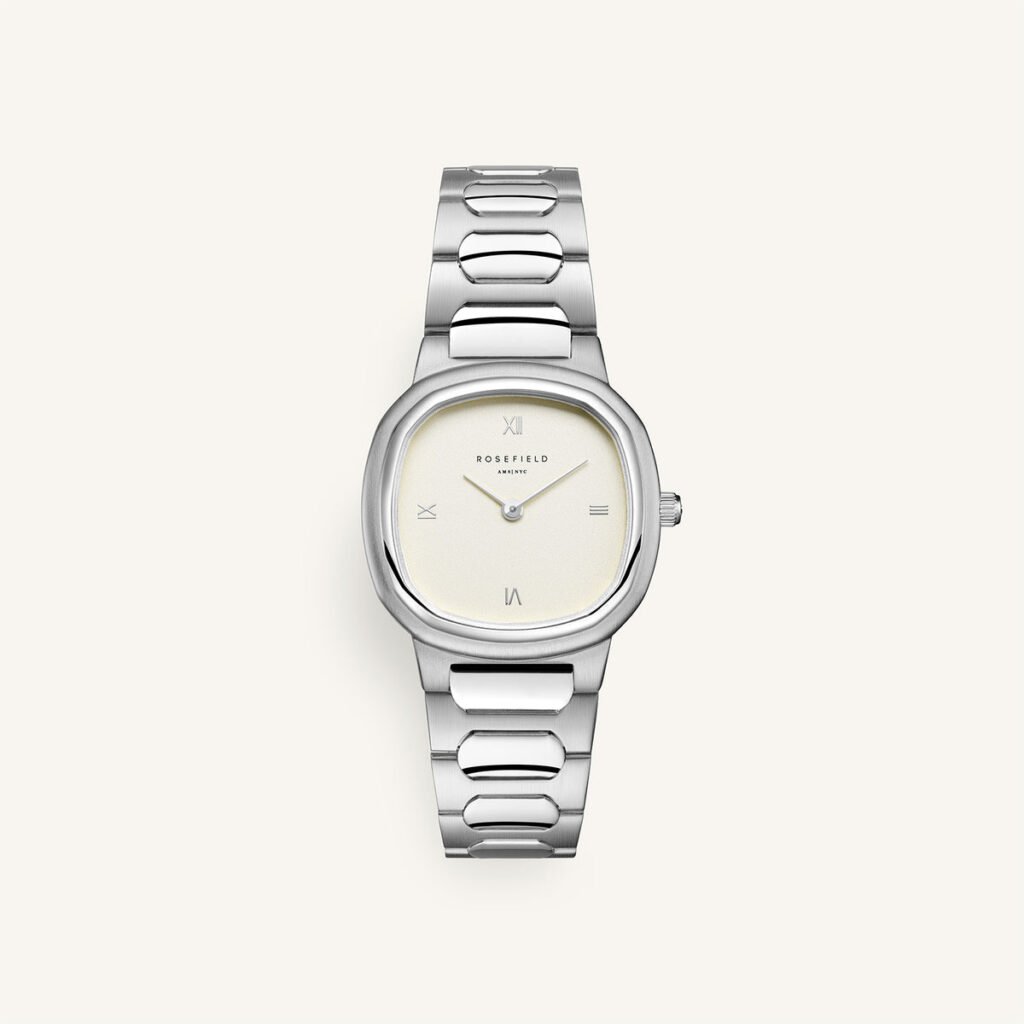 Rosefield Gaia horloge – zilverkleurig – productfoto 1