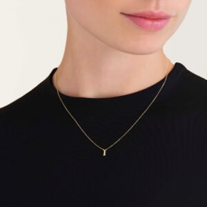 Rosefield Initial ketting I – 14 karaat goud – productfoto 2