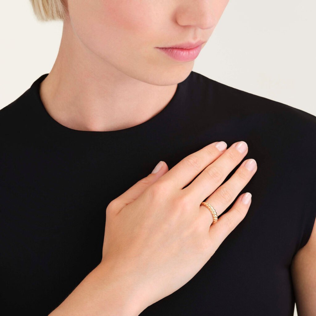 Rosefield Croissant ring – 14 karaat goud | FRCR47G-F259 – productfoto