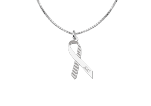Pink Ribbon hanger met streepjes — afbeelding 2