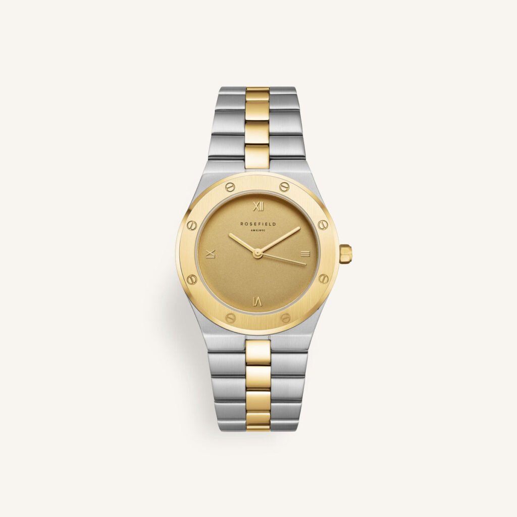 Rosefield Rose Duotone horloge – bicolor / goudkleurig / zilverkleurig – productfoto 1