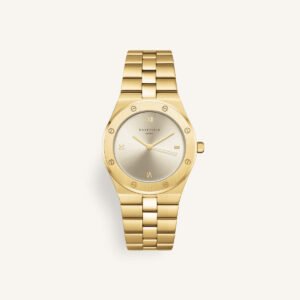Rosefield Rose horloge – goudkleurig – productfoto 1