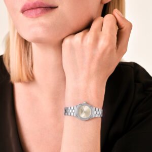 Rosefield Rose XS horloge – zilverkleurig – productfoto 2