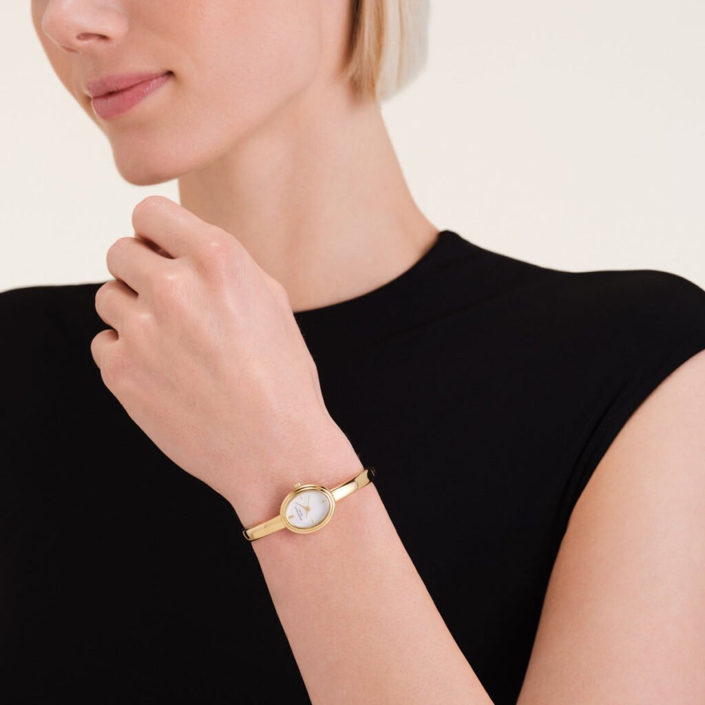 Rosefield Bangle S horloge – goudkleurig – productfoto 2