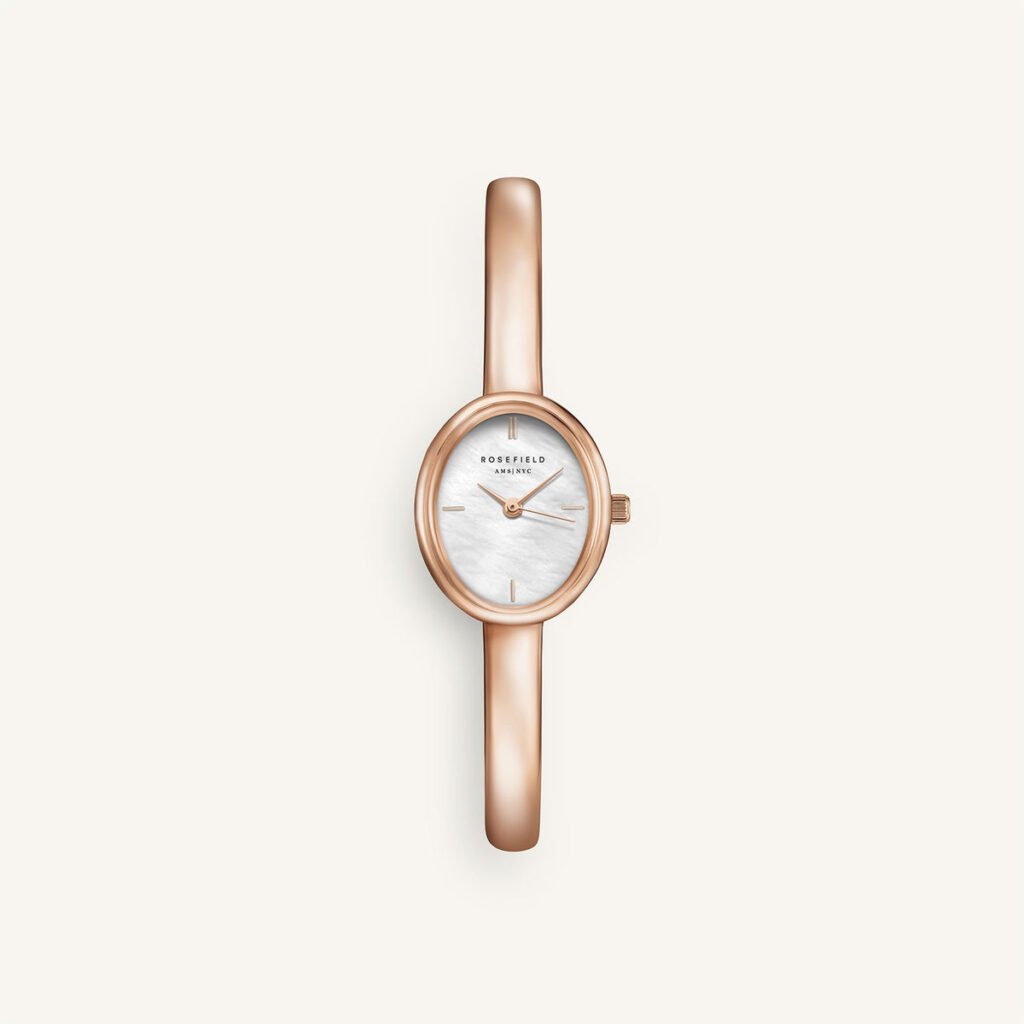 Rosefield Bangle S Rose horloge – roségoudkleurig – productfoto 1