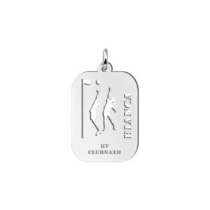 Sportbedel zilver korfbal — afbeelding 1