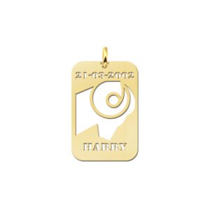Gouden sterrenbeeldhanger Ram 28,5 × 19 mm GHS037 — foto 1
