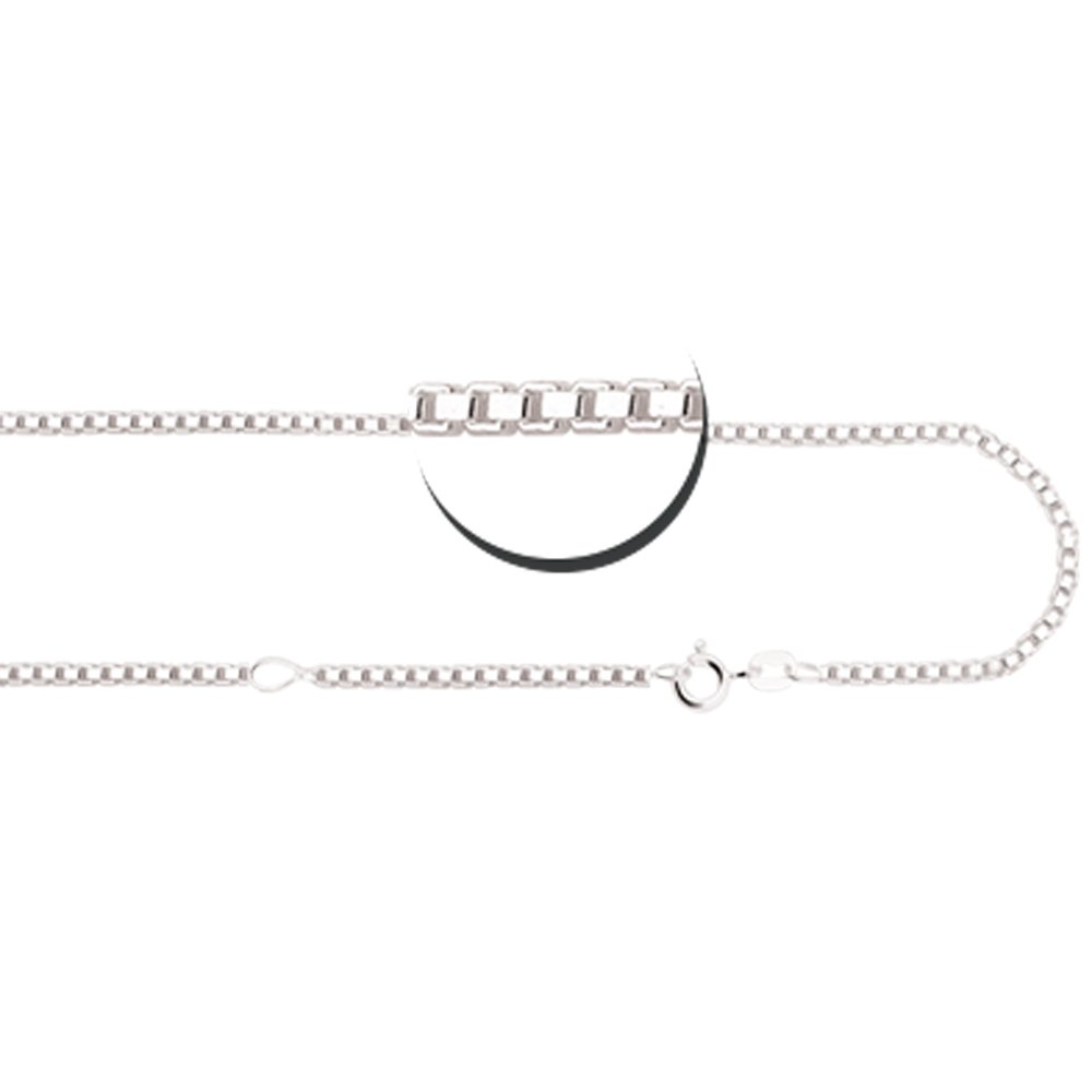 Zilver collier 45-50 cm — afbeelding 2