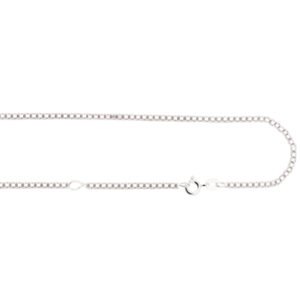 Zilver collier 45-50 cm — afbeelding 1