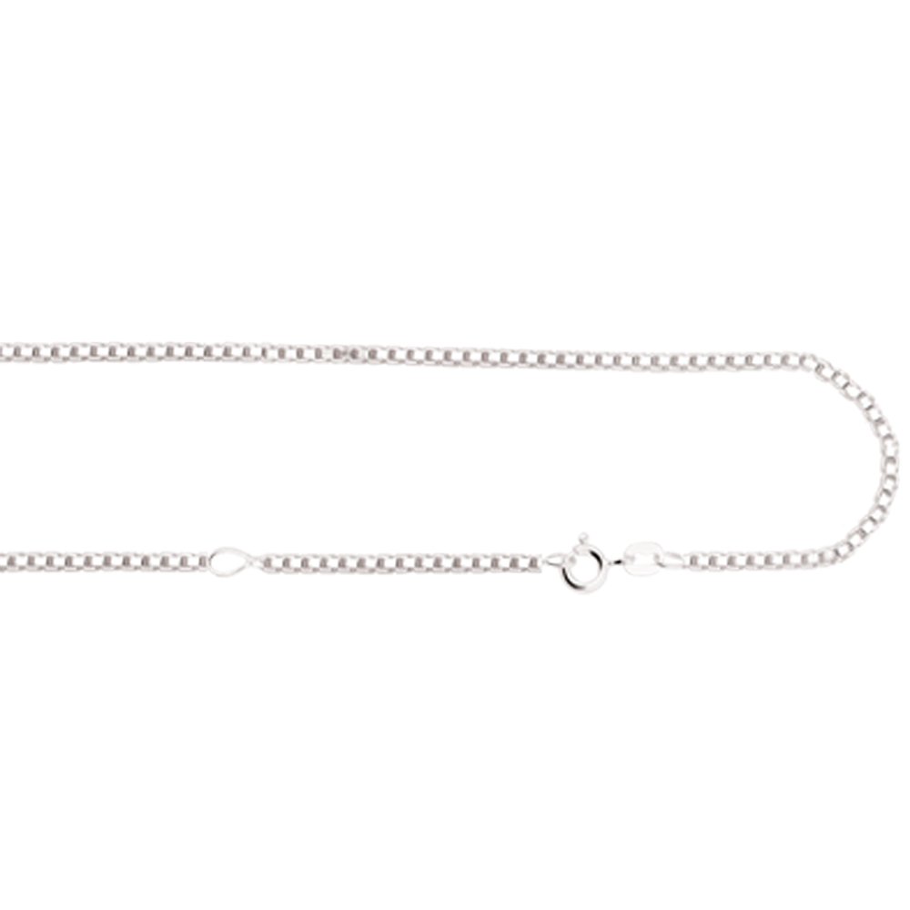 Zilver collier 45-50 cm — afbeelding 1