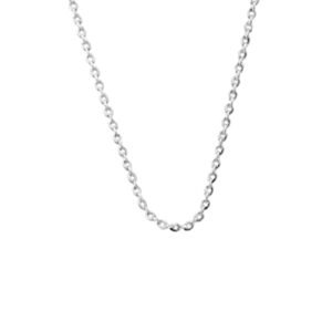 Zilver collier 80 cm — afbeelding 2