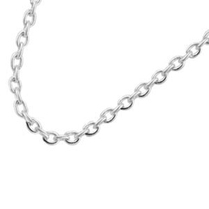 Zilver collier 80 cm — afbeelding 1