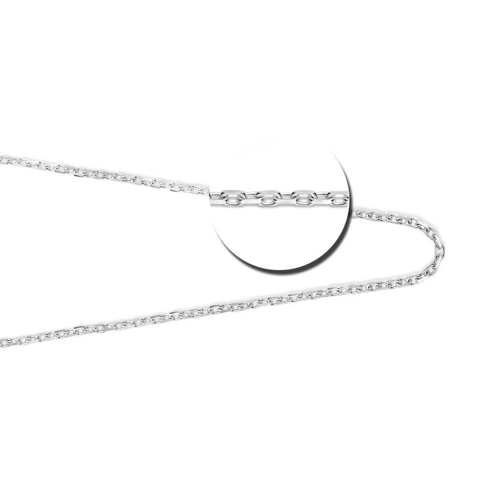 Zilveren collier anker 45-50cm — afbeelding 2