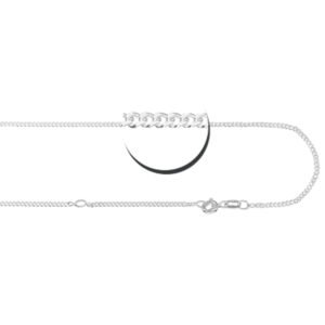 Zilveren collier gourmet 38-42cm — afbeelding 2