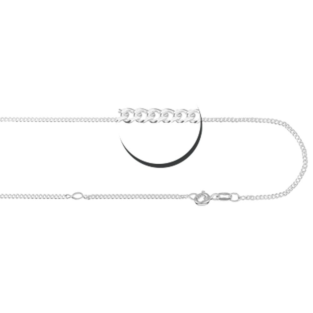Zilveren collier gourmet 38-42cm — afbeelding 2