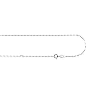 Zilveren ketting bolletjes 38-42cm — afbeelding 1