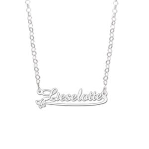 Zilveren Kindernaamketting Lieselotte | Names4ever - afbeelding 3