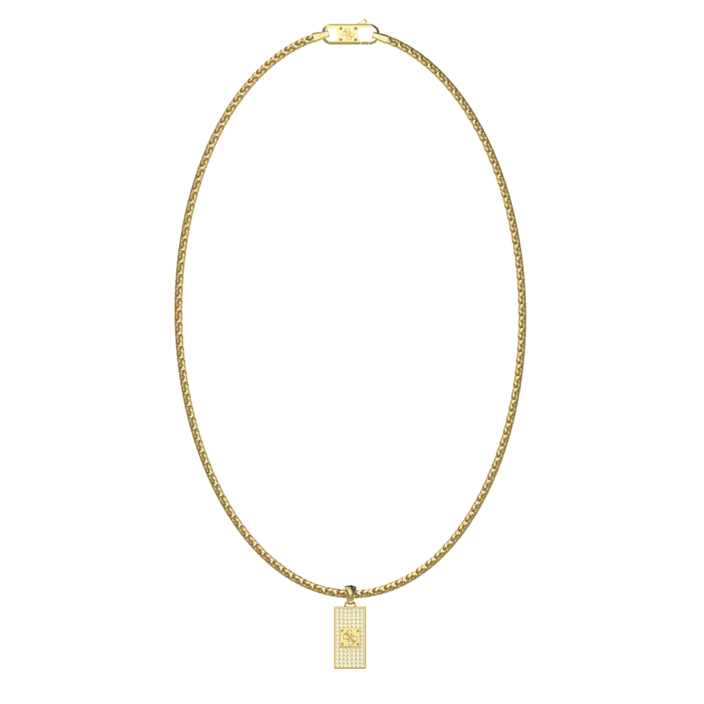 GUESS 4G Frontiers herenketting goudkleurig JUMN06030JWYGT-U