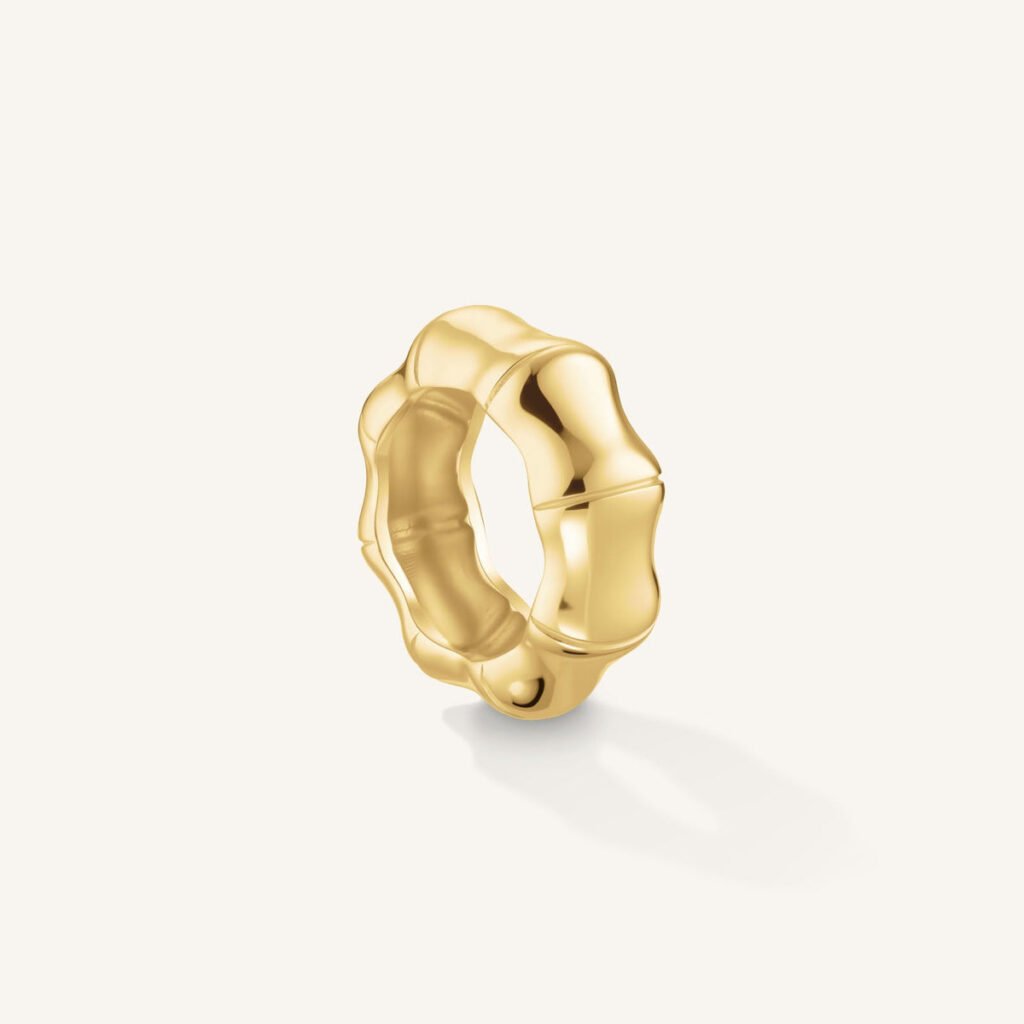 Rosefield Statement ring – goudkleurig – productfoto 1