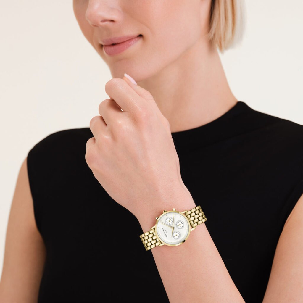 Rosefield Gabby horloge – goudkleurig – productfoto 2