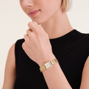 Rosefield Boxelle horloge – goudkleurig – productfoto 2